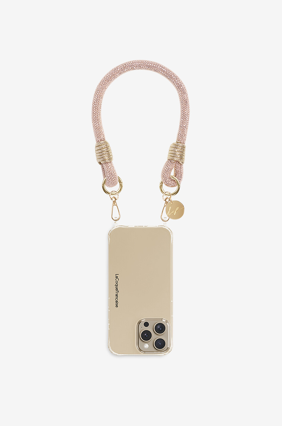 LACOQUEFRANCAISE Chaîne pour téléphone courte Evan Femme DORE 1