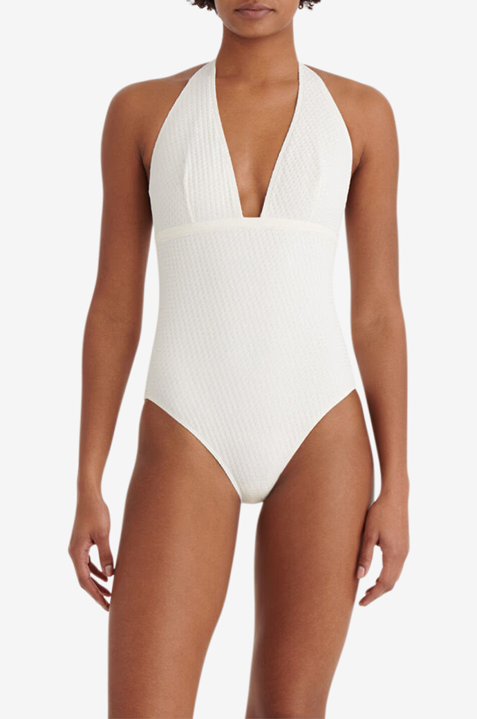 ERES Maillot de bain dos nu Paillette Femme BLANC CASSE 2