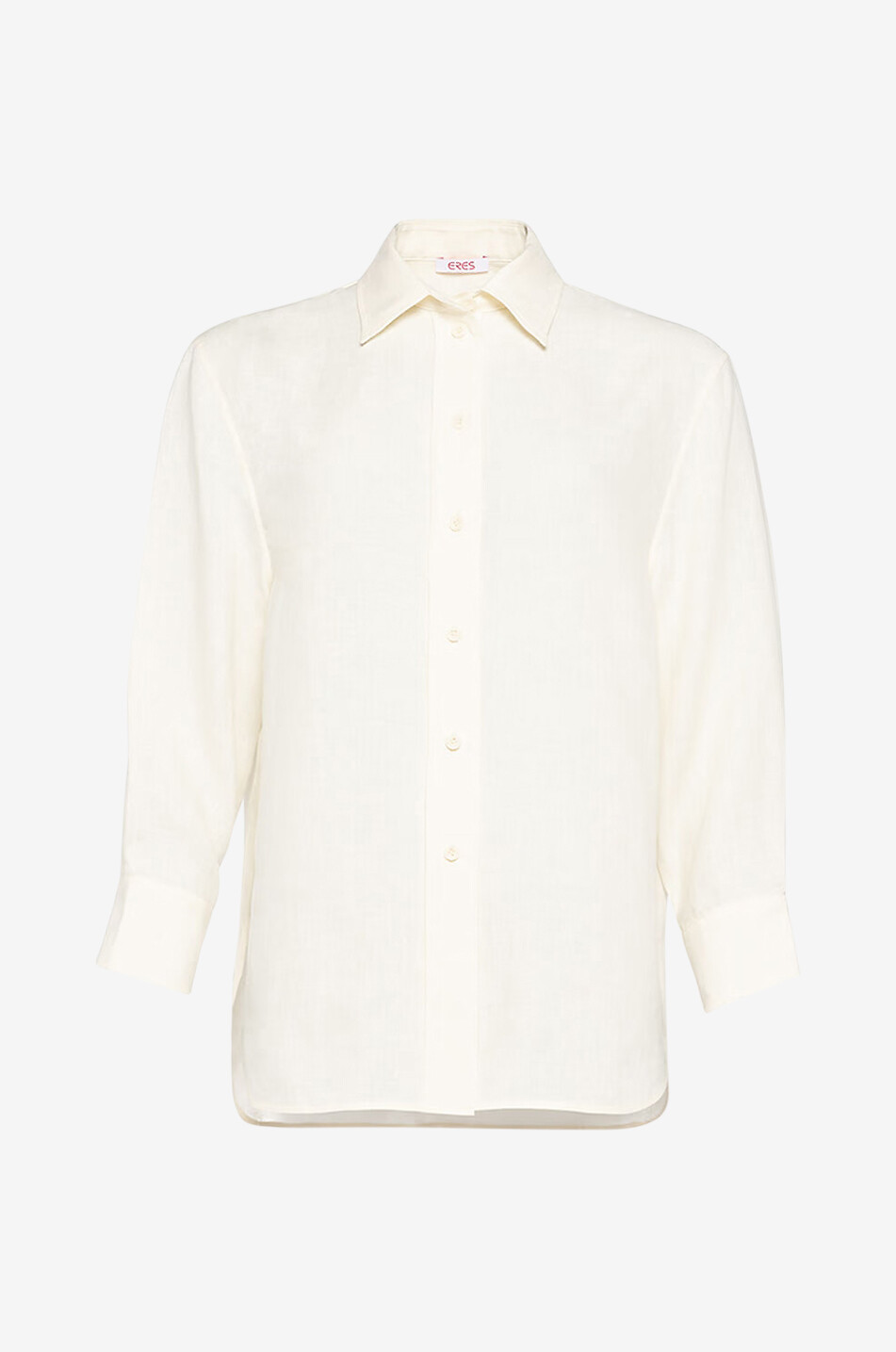 ERES Mignonette long linen shirt Women EGGSHELL 1
