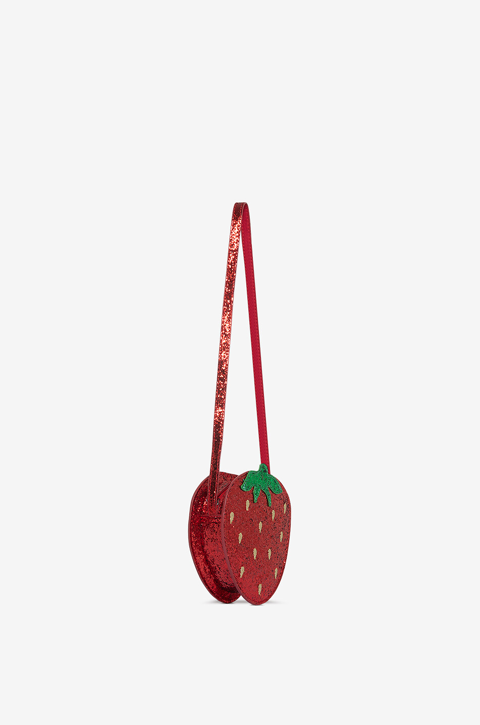 KONGES SLØJD Sac porté épaule en forme de coeur fille Tut Strawberry Fille ROUGE 3