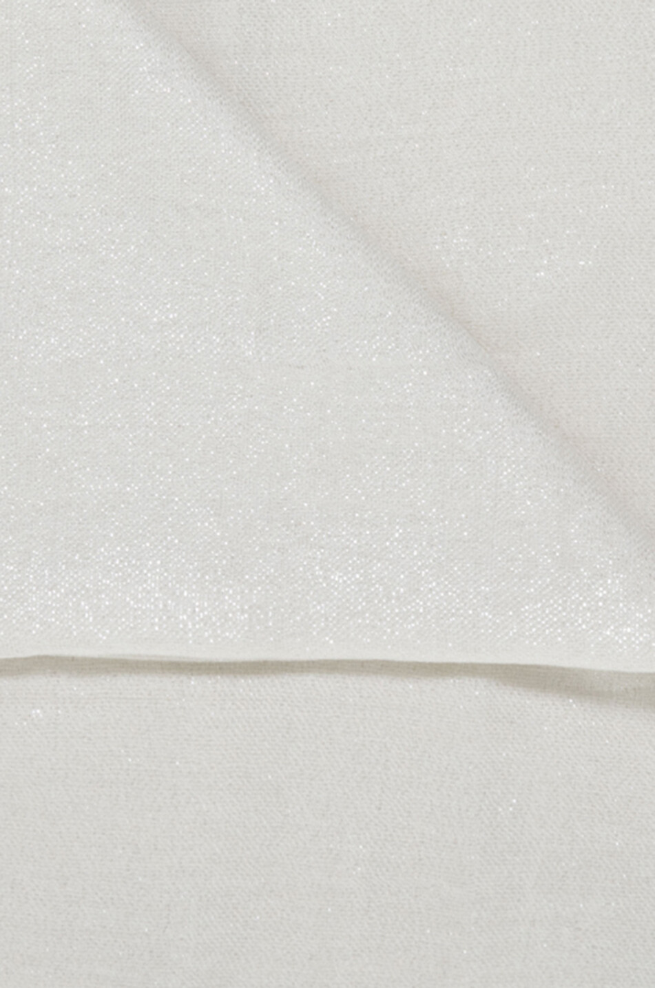 GAYNOR Magic wool and cotton stole Women EGGSHELL 2