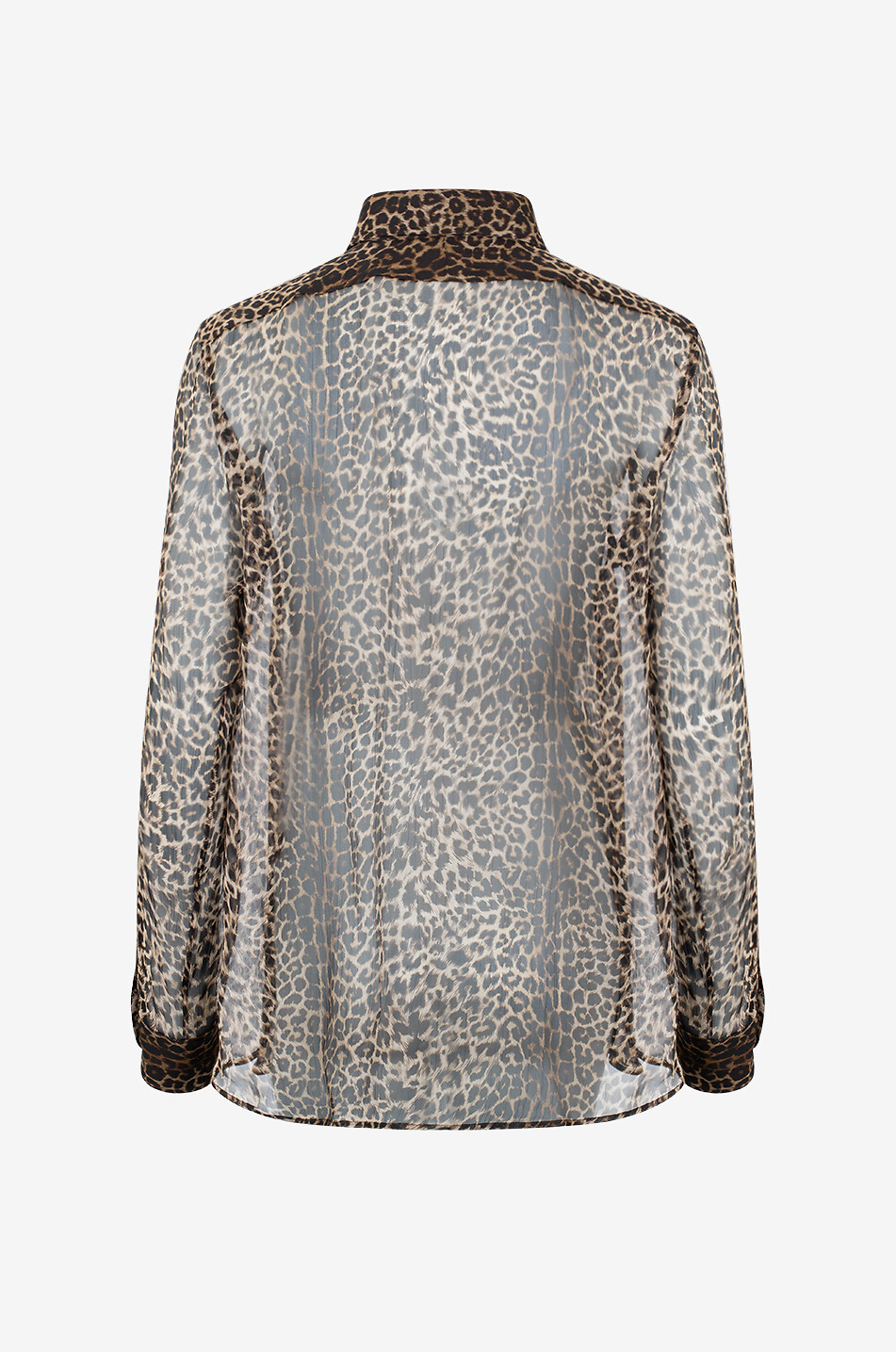 TOM FORD Leopard print silk shirt with pintucks Women MULTI COLOURED 2