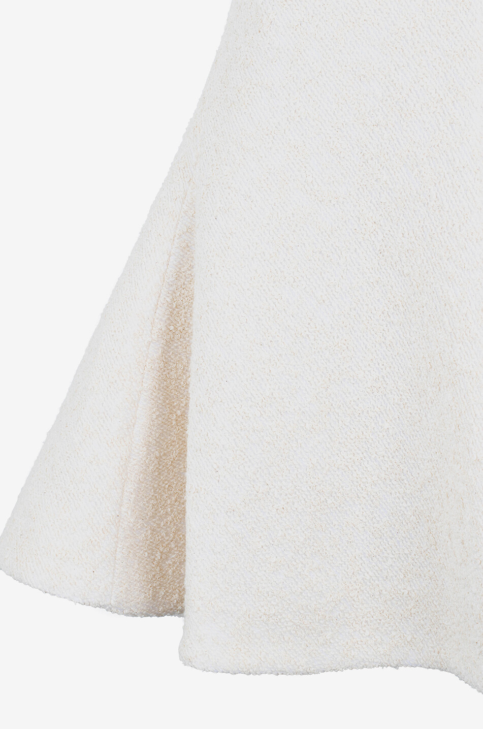 Robe sans manches à basque en tweed Mel