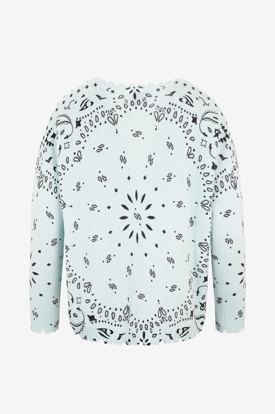 KUJTEN Pullover mit Rundhalsausschnitt aus Kaschmir Mela Bandana Damen HELLGRÜN 2