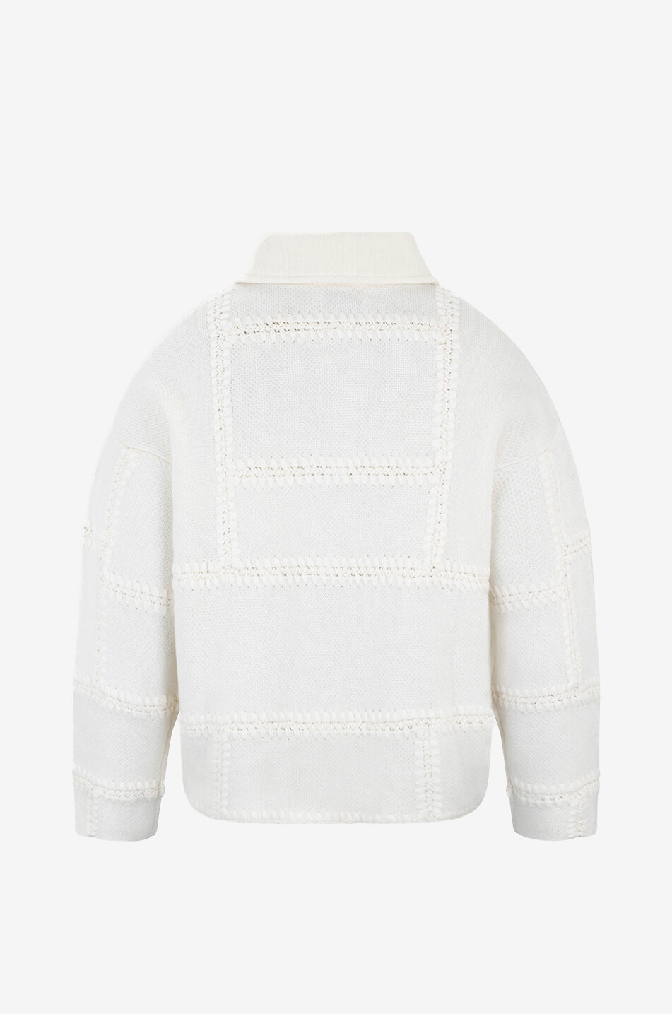 KUJTEN Hemdjacke aus Kaschmir Janet Damen WEISS 2