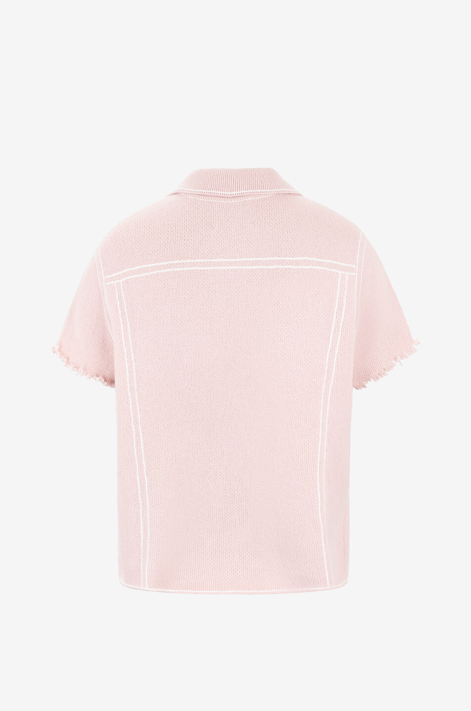 KUJTEN Surchemise à manches courtes en cachemire Jessinda Femme ROSE CLAIR 2