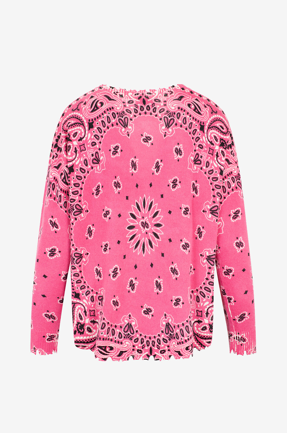 KUJTEN Mela Bandana Bico cashmere jumper Women DARK PINK 2