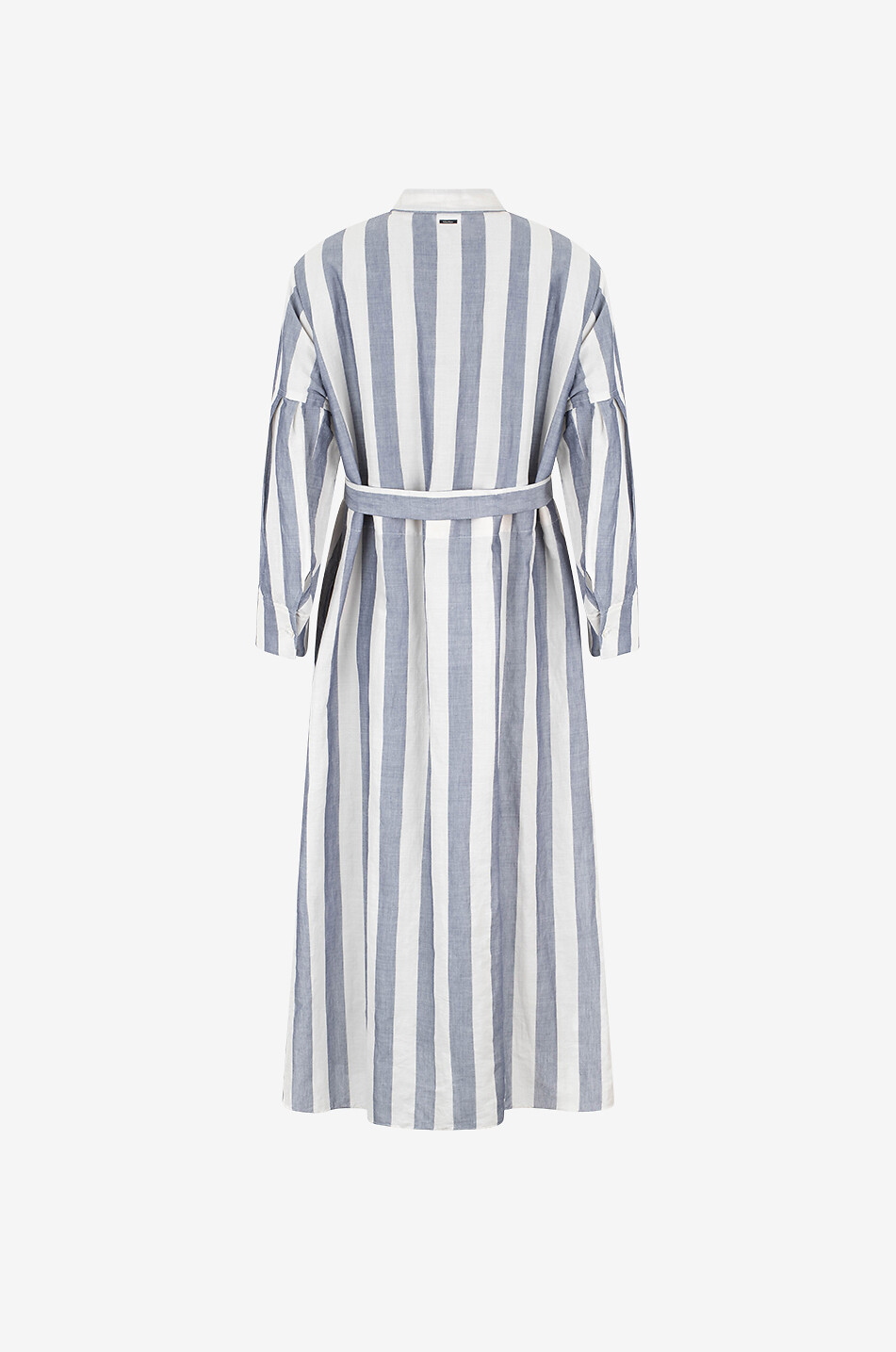 'S MAX MARA Rima linen and cotton midi dress Women DARK BLUE 2