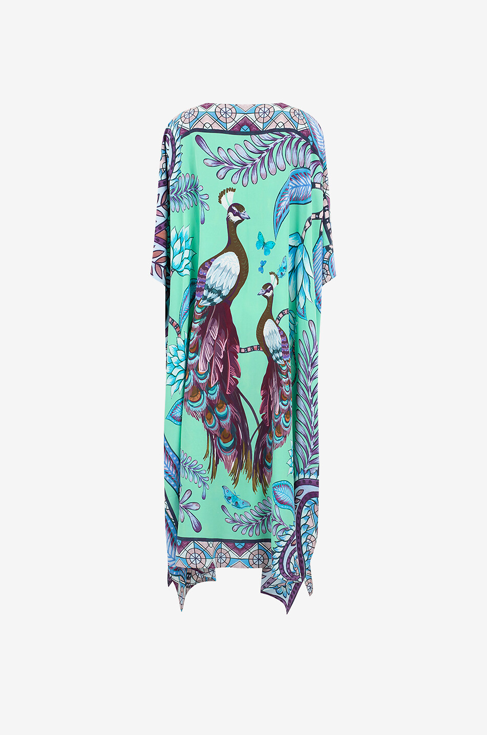 SIMONE BRUNS Kaftan aus Seide Azure Damen BLAU 2