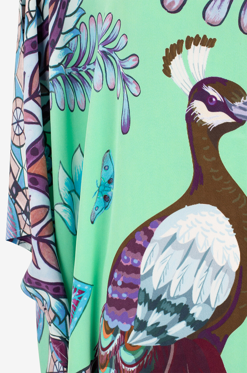 SIMONE BRUNS Kaftan aus Seide Azure Damen BLAU 3