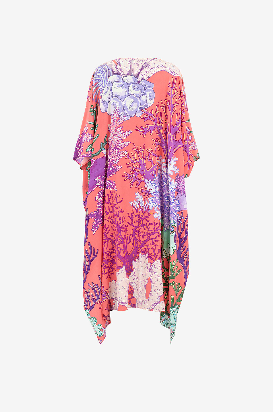 SIMONE BRUNS Corelia silk kaftan Women ORANGE 2
