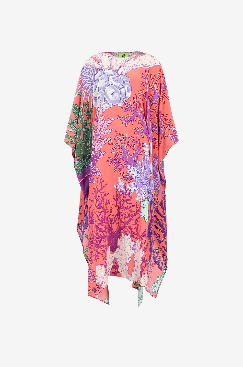 SIMONE BRUNS Corelia silk kaftan Women ORANGE 1