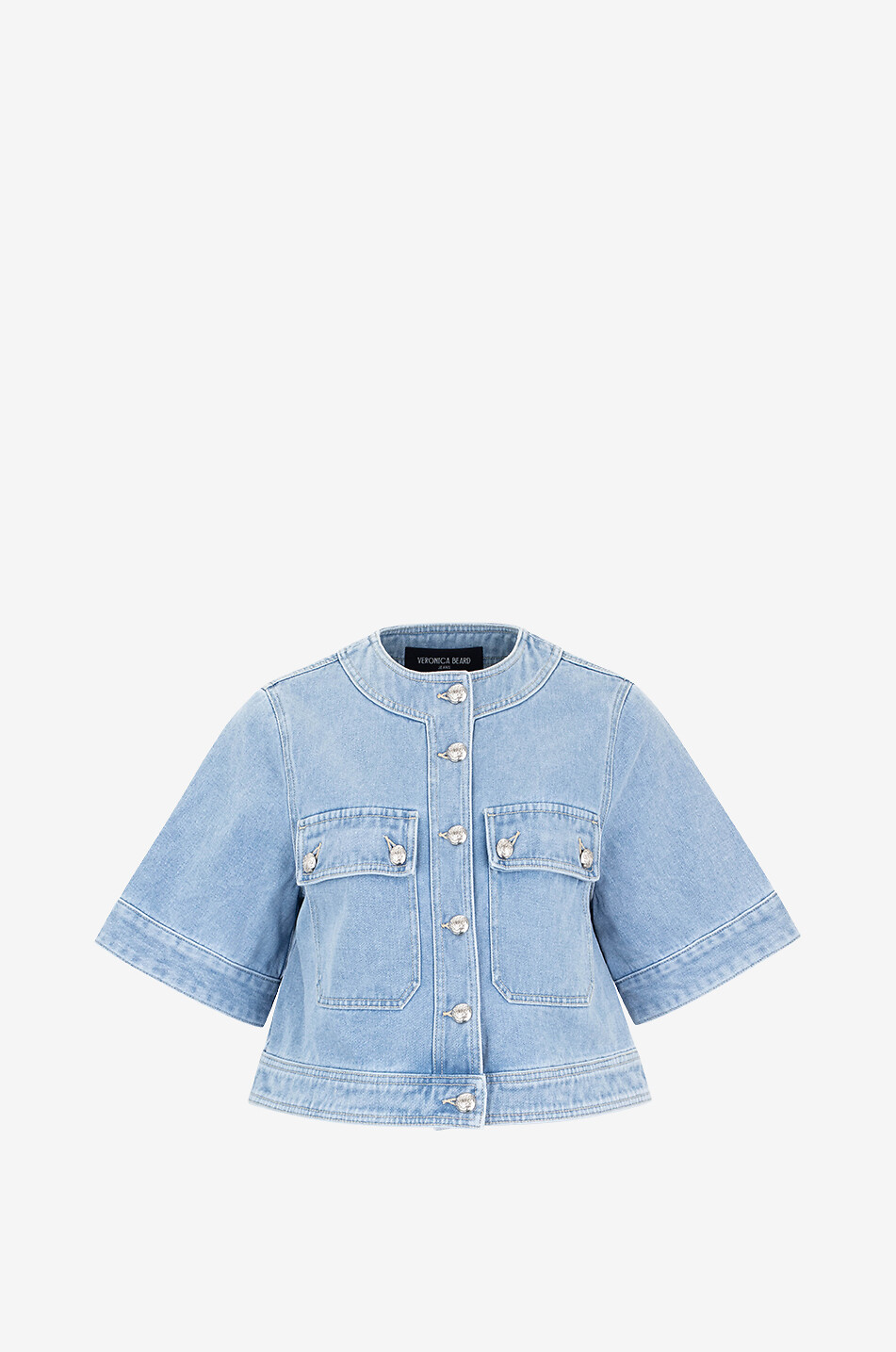 VERONICA BEARD Veste tailleur en denim Elias Femme BLEU 1