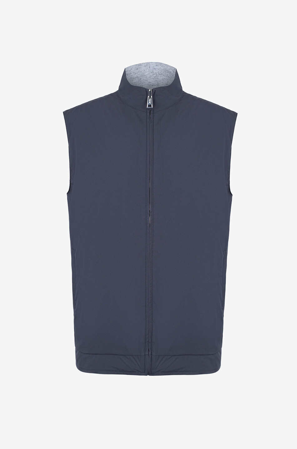 Resort sleeveless reversible  down jacket
