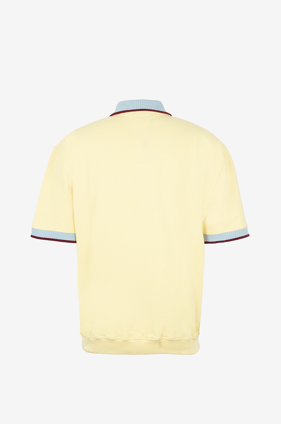 DROLE DE MONSIEUR Le Polo Piqué cotton polo shirt Men YELLOW 2