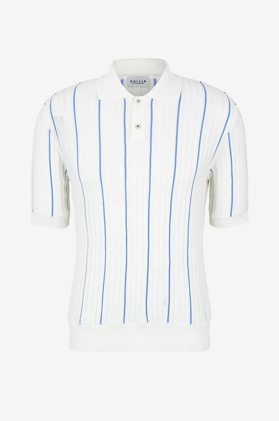 Gestreiftes Lochstrick-Polohemd Tucson