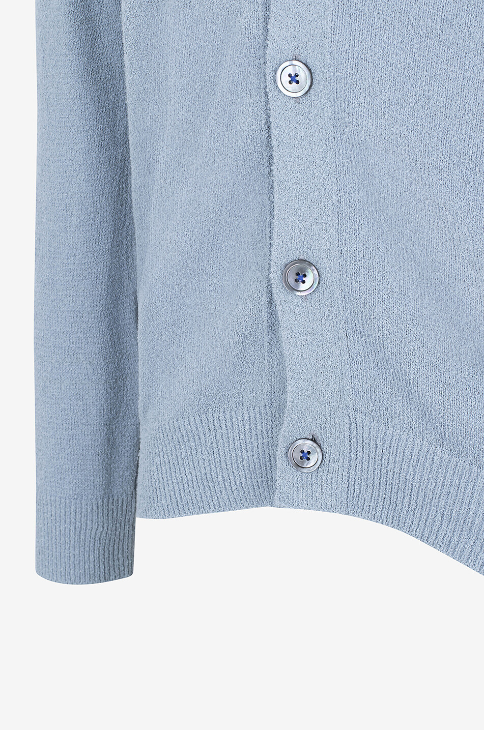 GALLIA KNIT PROJECT Cardigan en coton Ginge Homme GRIS 3