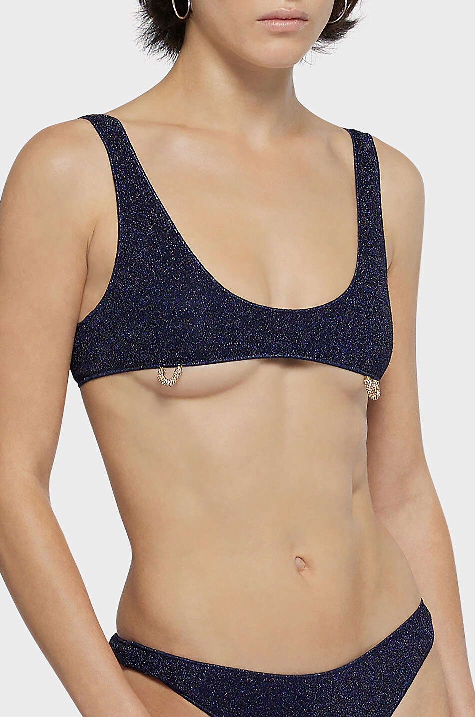 OSEREE Bikini Lumière Piercing Sporty Damen DUNKELBLAU 4