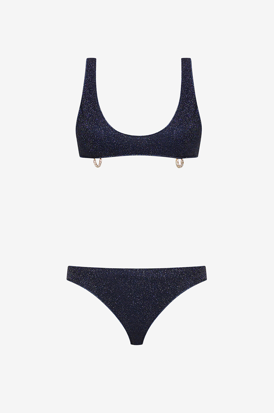 OSEREE Bikini Lumière Piercing Sporty Damen DUNKELBLAU 1