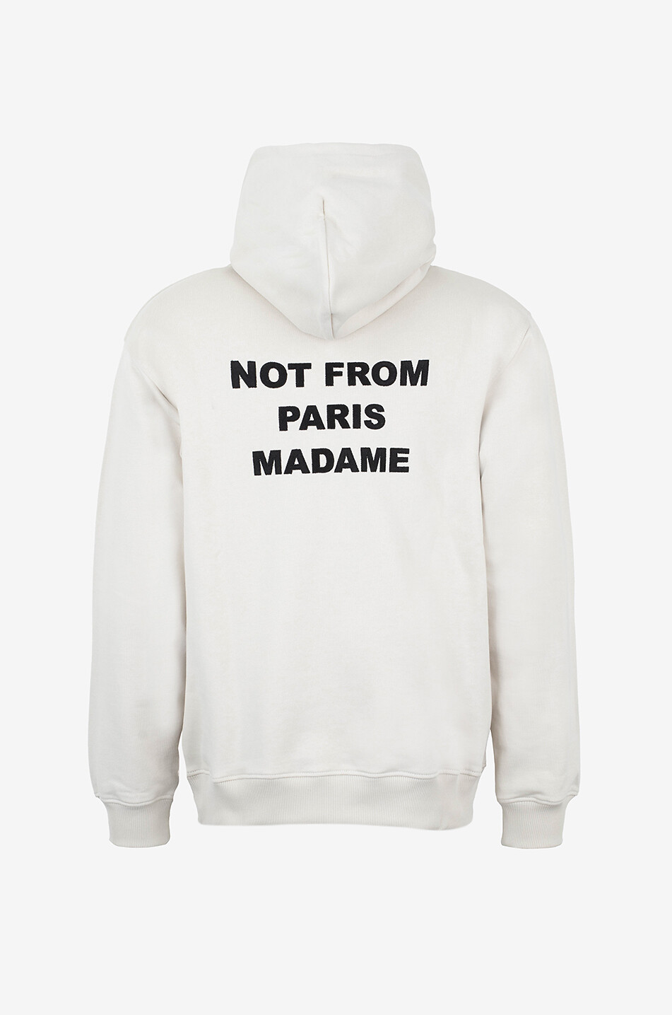 DROLE DE MONSIEUR Sweat-shirt à capuche en coton Le Hoodie Slogan. Homme BLANC CASSE 2