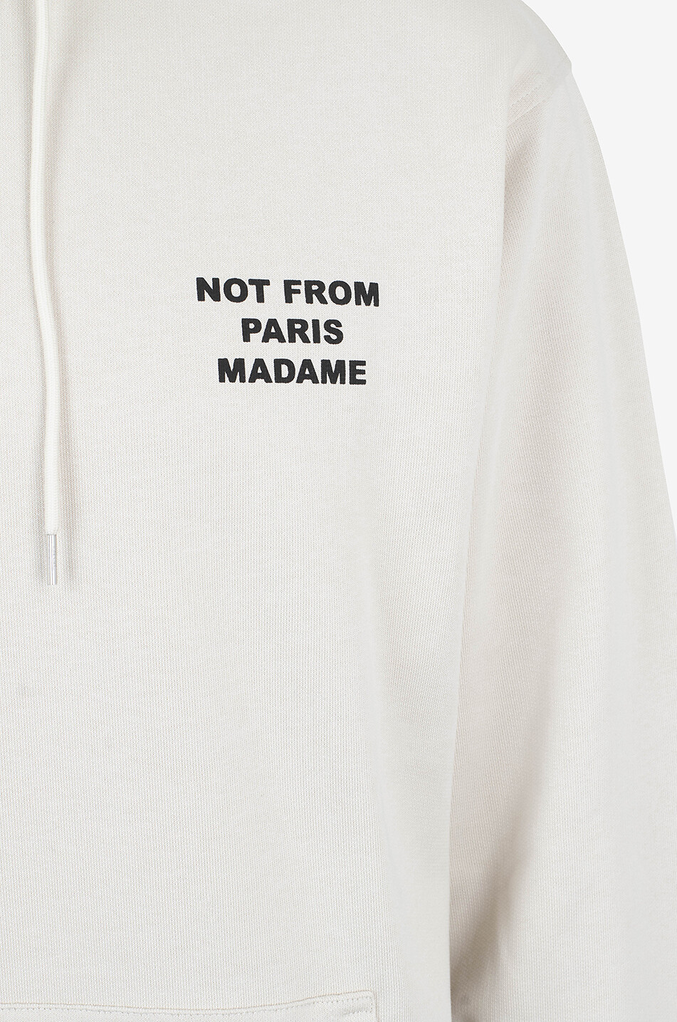 DROLE DE MONSIEUR Sweat-shirt à capuche en coton Le Hoodie Slogan. Homme BLANC CASSE 3