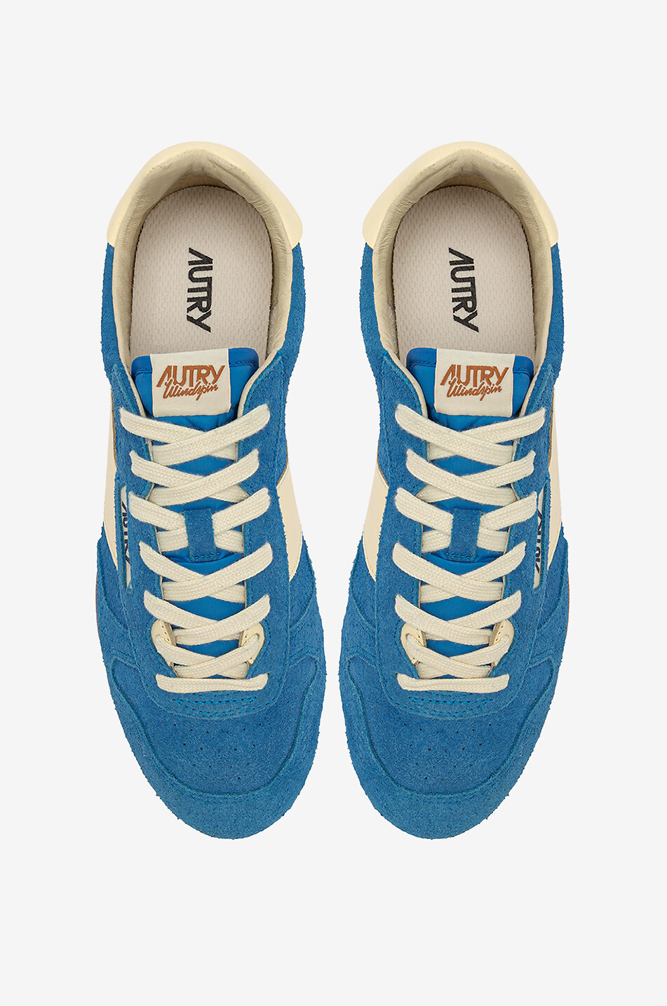 AUTRY Niedrige Sneakers aus Wildleder Windspin Herren BLAU 4