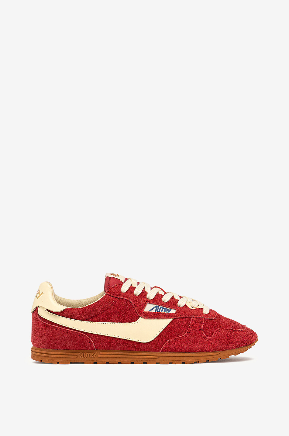 AUTRY Niedrige Sneakers aus Wildleder Windspin Herren ROT 1