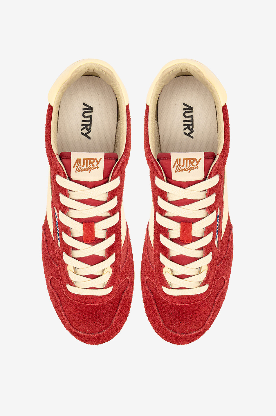AUTRY Niedrige Sneakers aus Wildleder Windspin Herren ROT 4