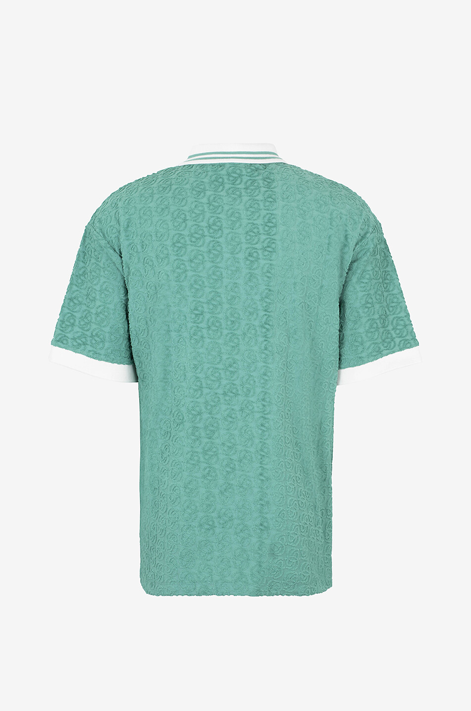 DROLE DE MONSIEUR Polo en éponge Le Polo Monogramme MC Homme VERT 2