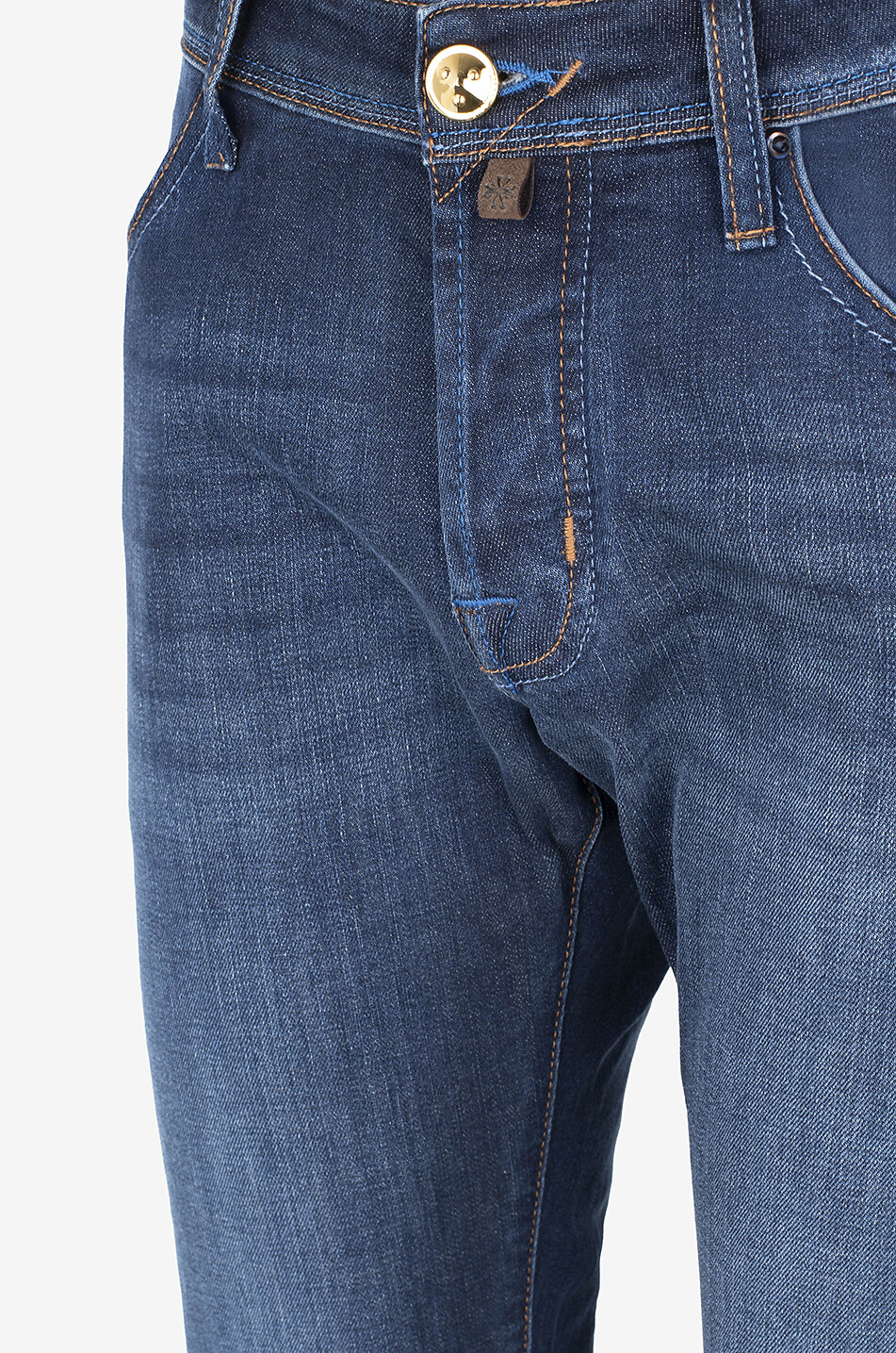 JACOB COHEN Jeans mit geradem Bein aus Baumwolle Nick Herren MITTELBLAU 3