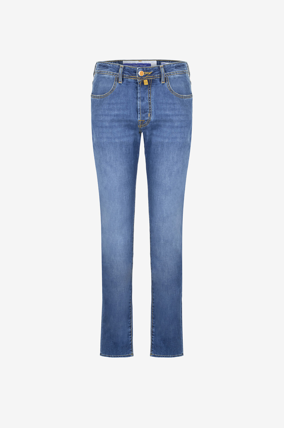 Slim Jeans aus Baumwolle und Leinen Bard