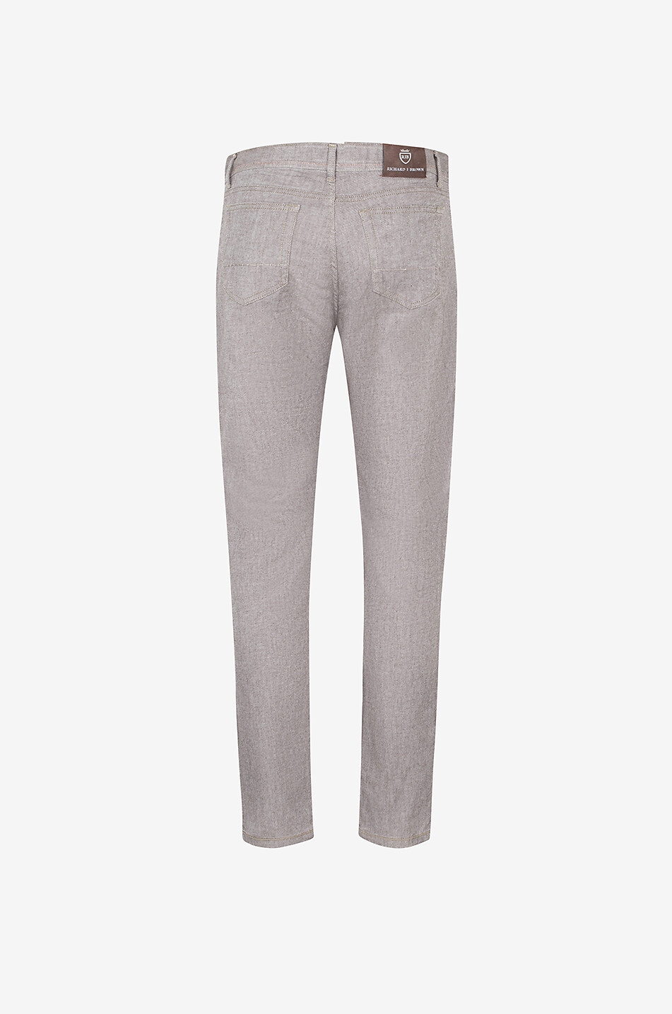 RICHARD J. BROWN Tokyo cotton slim fit jeans Men LIGHT BROWN 2