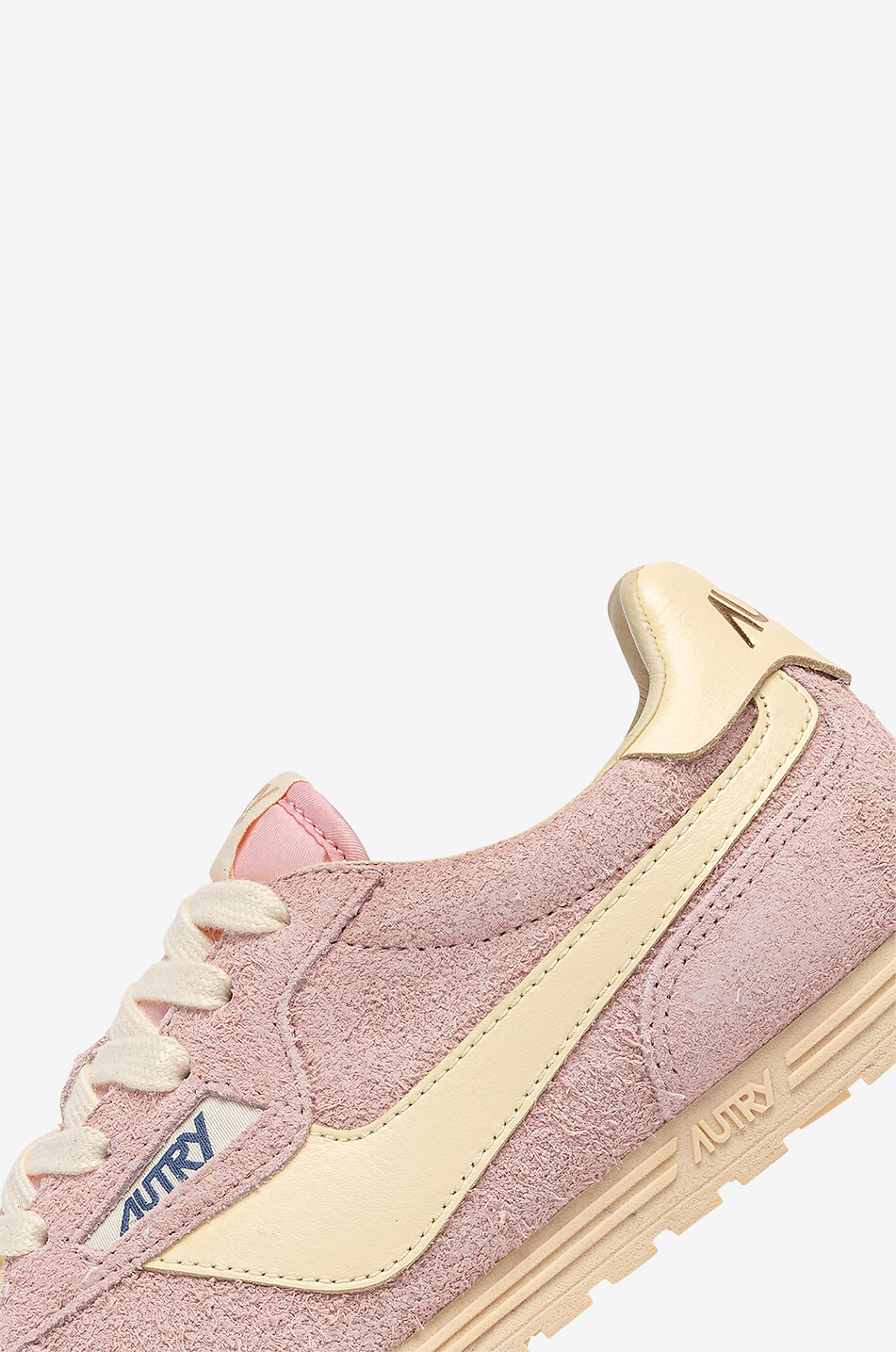 AUTRY Baskets basses en daim Windspin Femme ROSE CLAIR 5