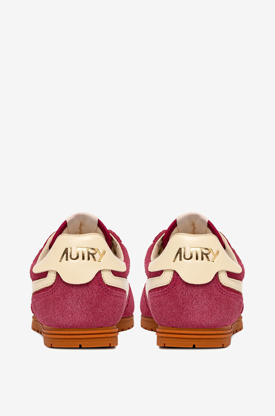 AUTRY Baskets basses en daim Windspin Femme ROSE FONCÉ 3