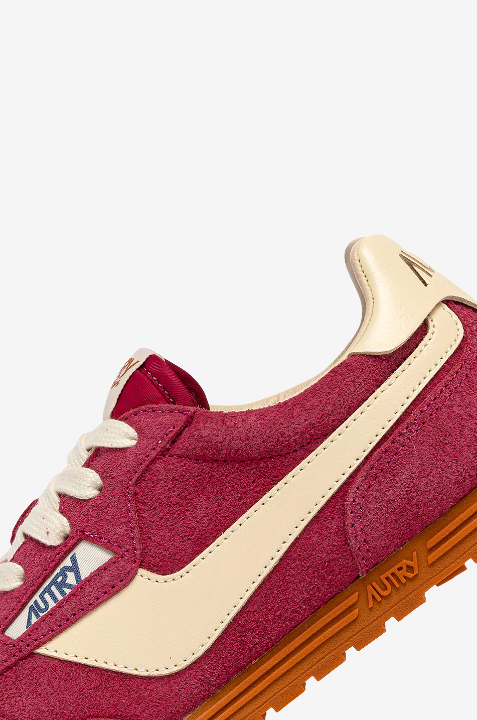 AUTRY Baskets basses en daim Windspin Femme ROSE FONCÉ 5