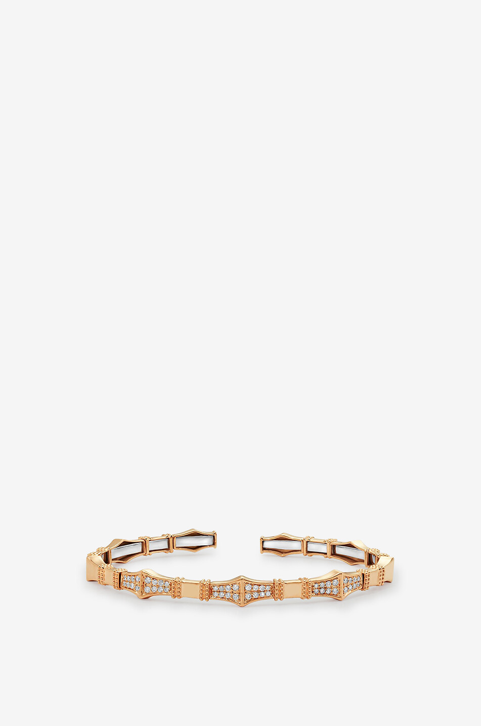 RITA CHRISTENSEN Armreif aus Roségold und Diamanten Signature Damen ROSA 1