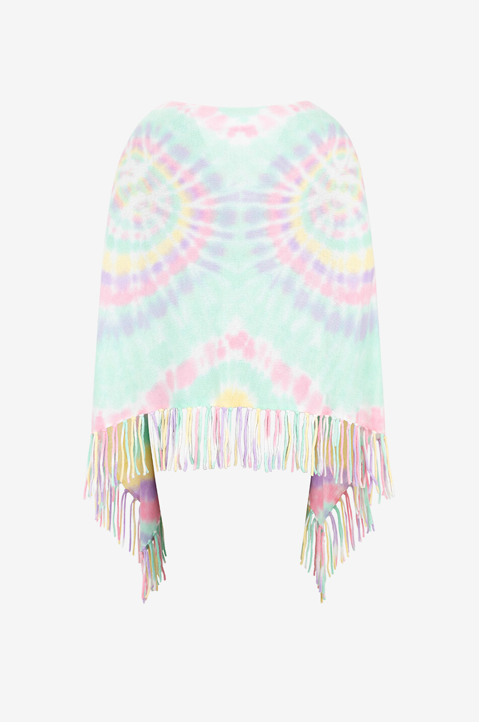 KUJTEN Poncho en cachemire Fanfan Sunny Femme MULTICOLORE 2