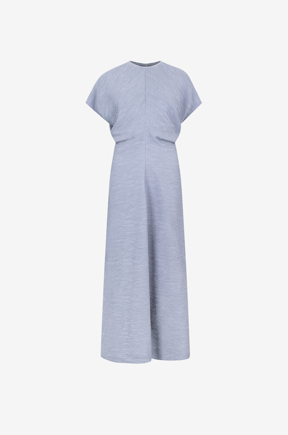 Langes Kleid in Crinkel-Optik Slouch Waist