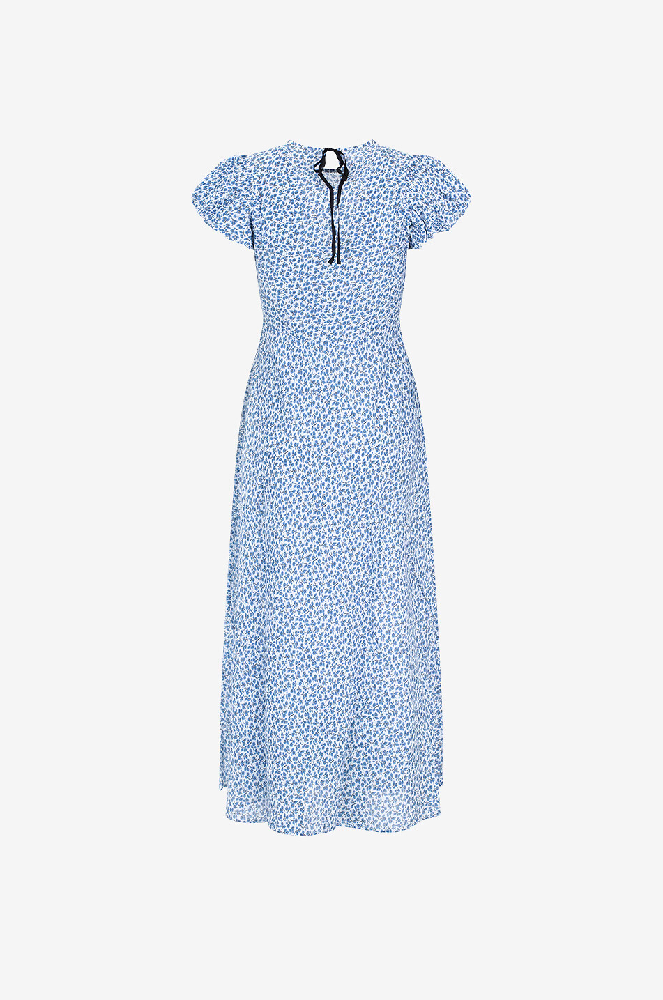 DÔEN Robe midi en voile fleurie Romina Cornflower Hillside Bloom Femme MULTICOLORE 2