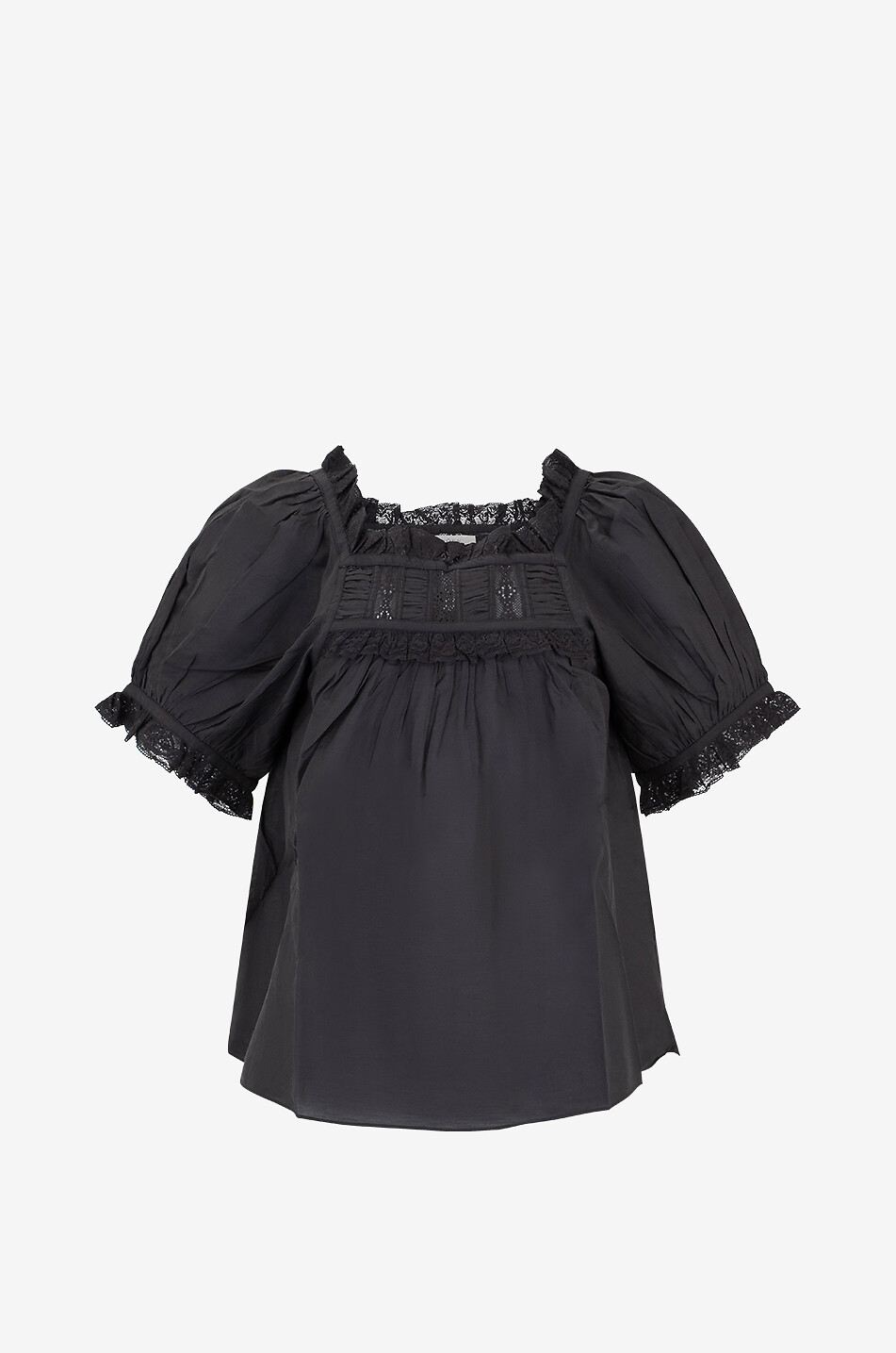 Frances voile and cotton top