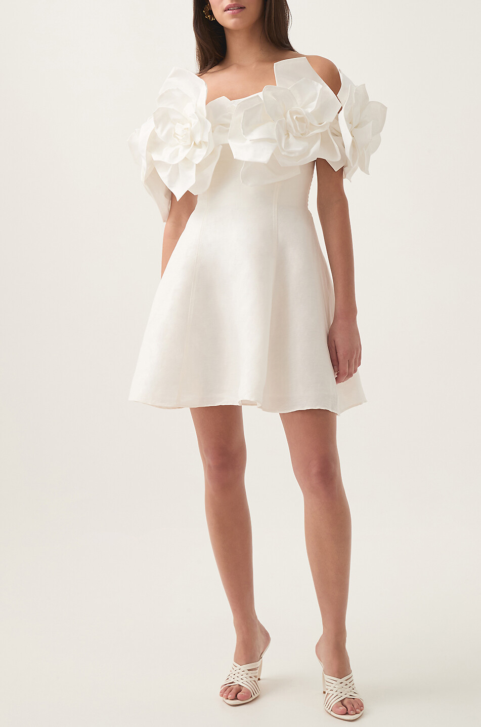 Mini robe à épaules dénudées Etta