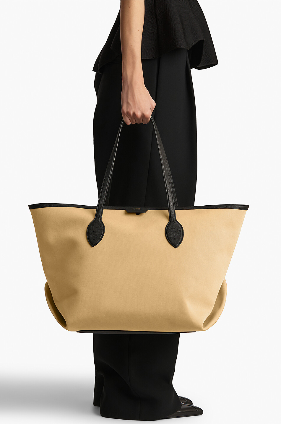 KHAITE Amalia cotton tote bag Women BEIGE 3