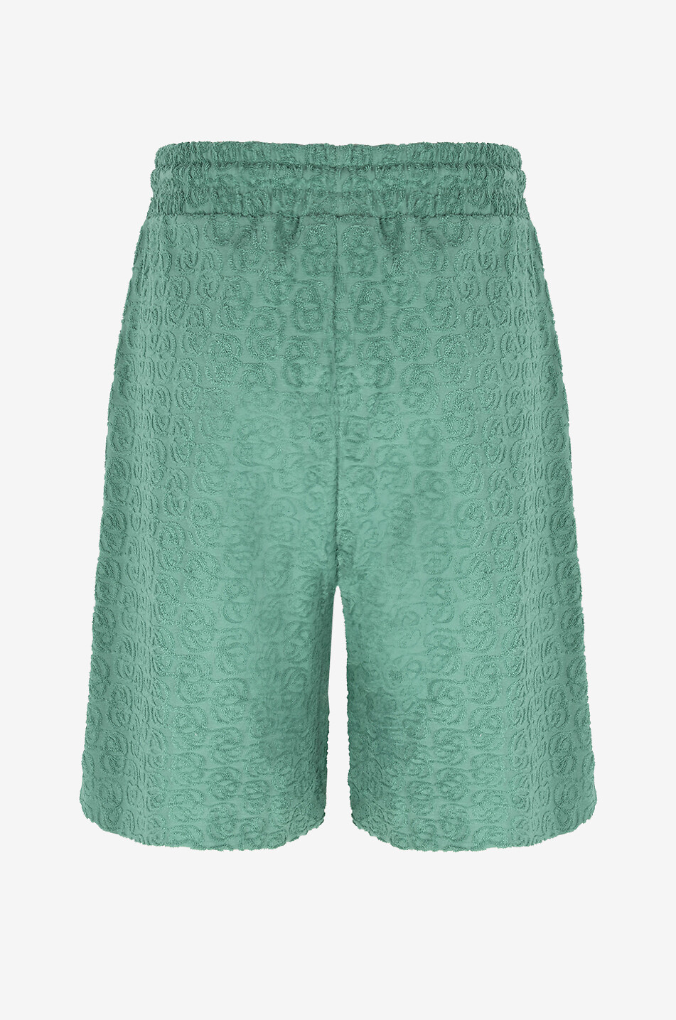 DROLE DE MONSIEUR Le Short Monogramme terry Bermuda shorts Men GREEN 2