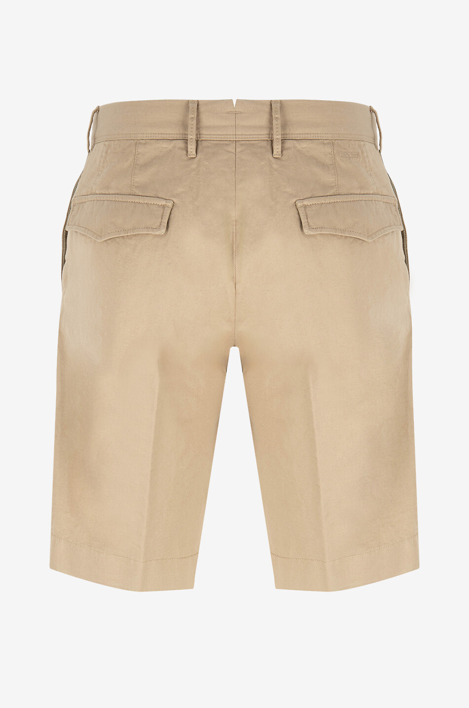Linen and cotton Bermuda shorts