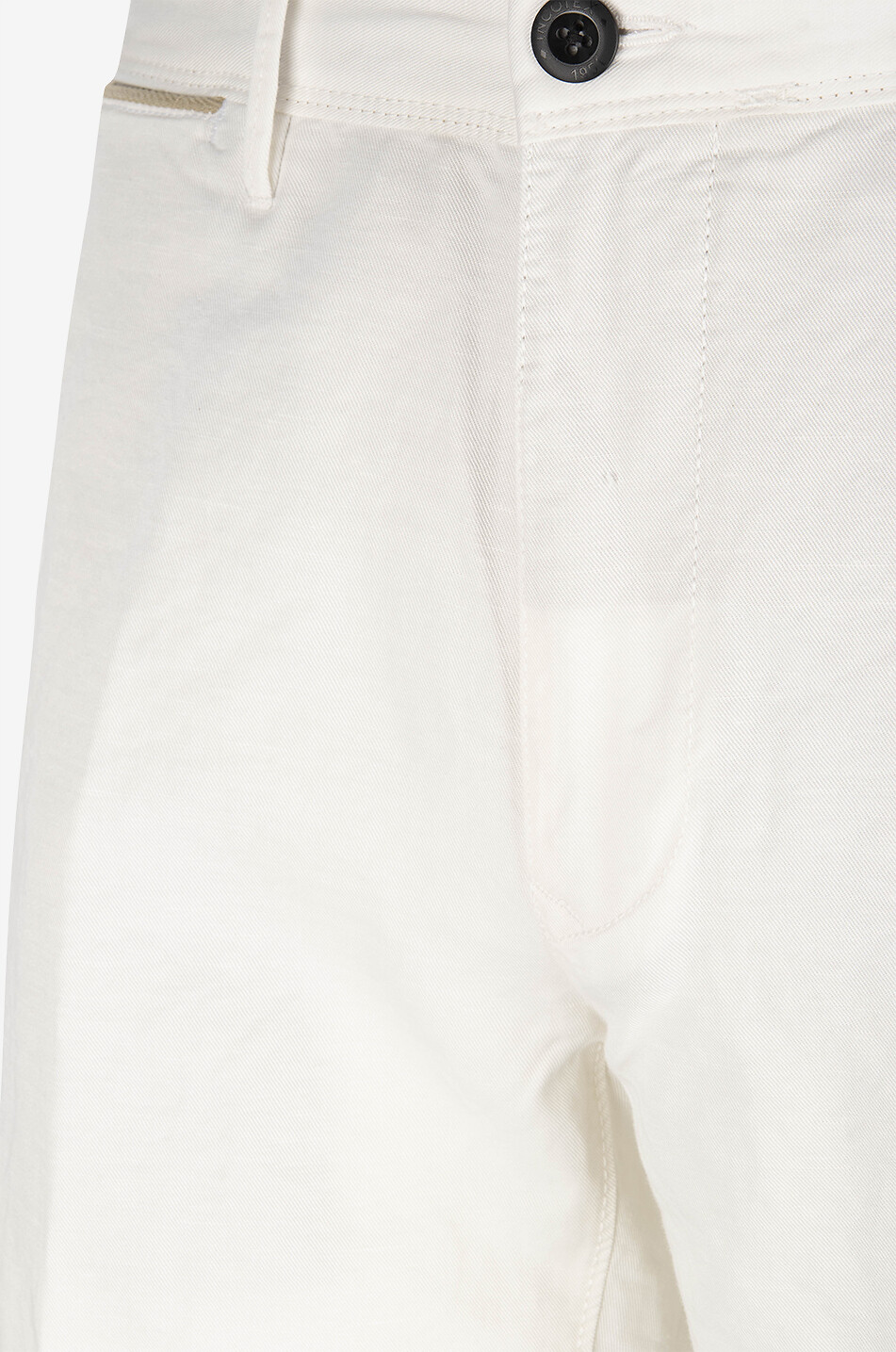 INCOTEX Bermuda en lin et coton Homme BLANC CASSE 3