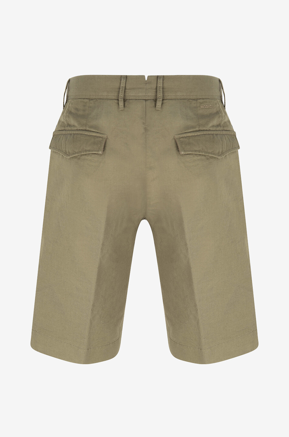 Linen and cotton Bermuda shorts