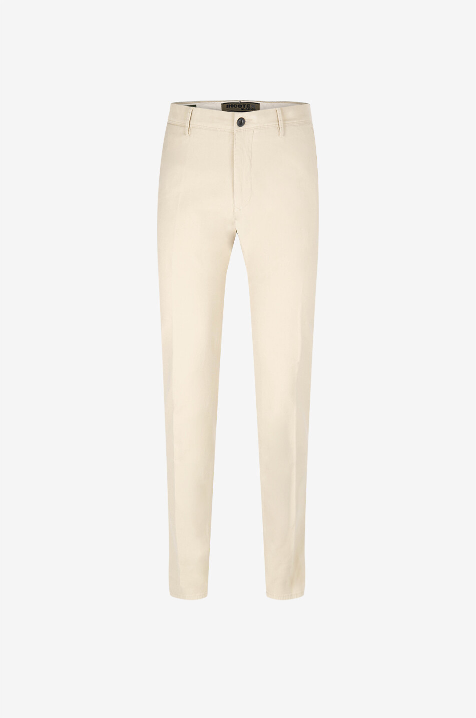 Slim fit cotton chino trousers