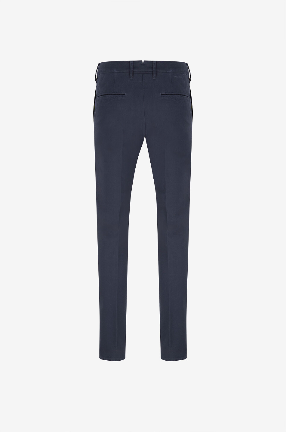 INCOTEX Slim fit cotton chino trousers Men MEDIUM BLUE 2