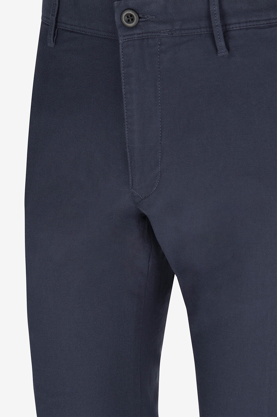 INCOTEX Slim fit cotton chino trousers Men MEDIUM BLUE 3