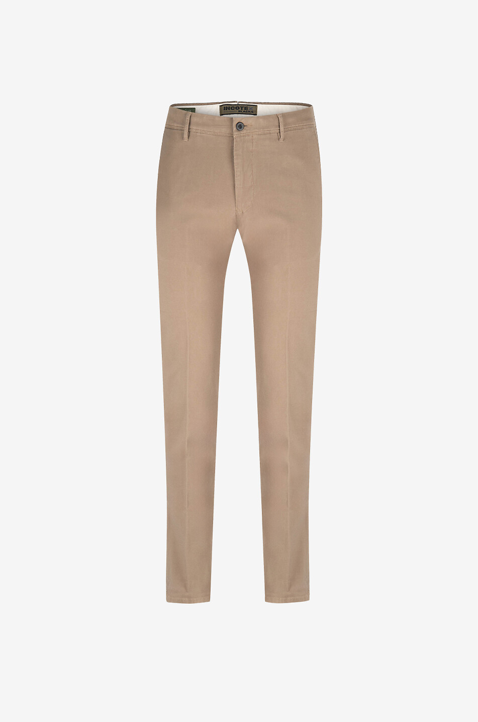 Slim fit cotton chino trousers